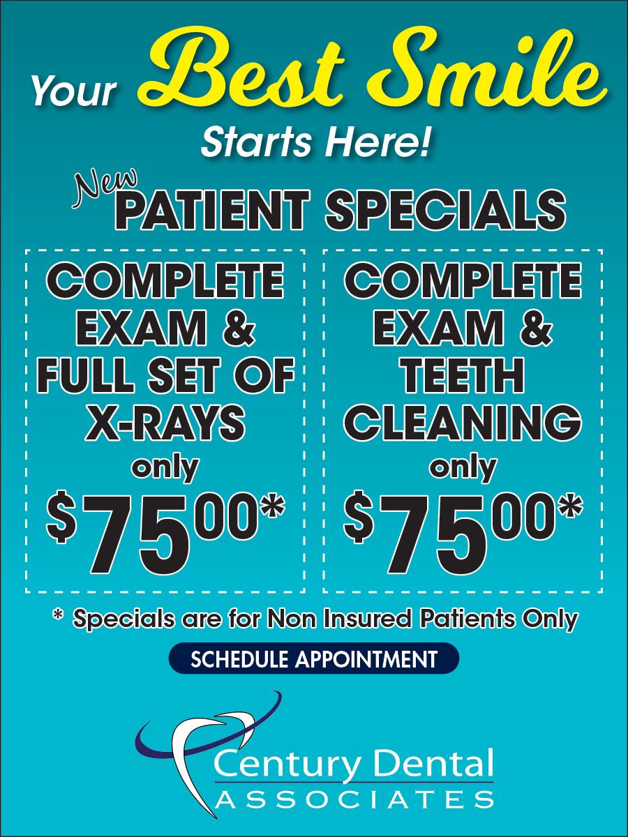 New Patient Specials Century Dental